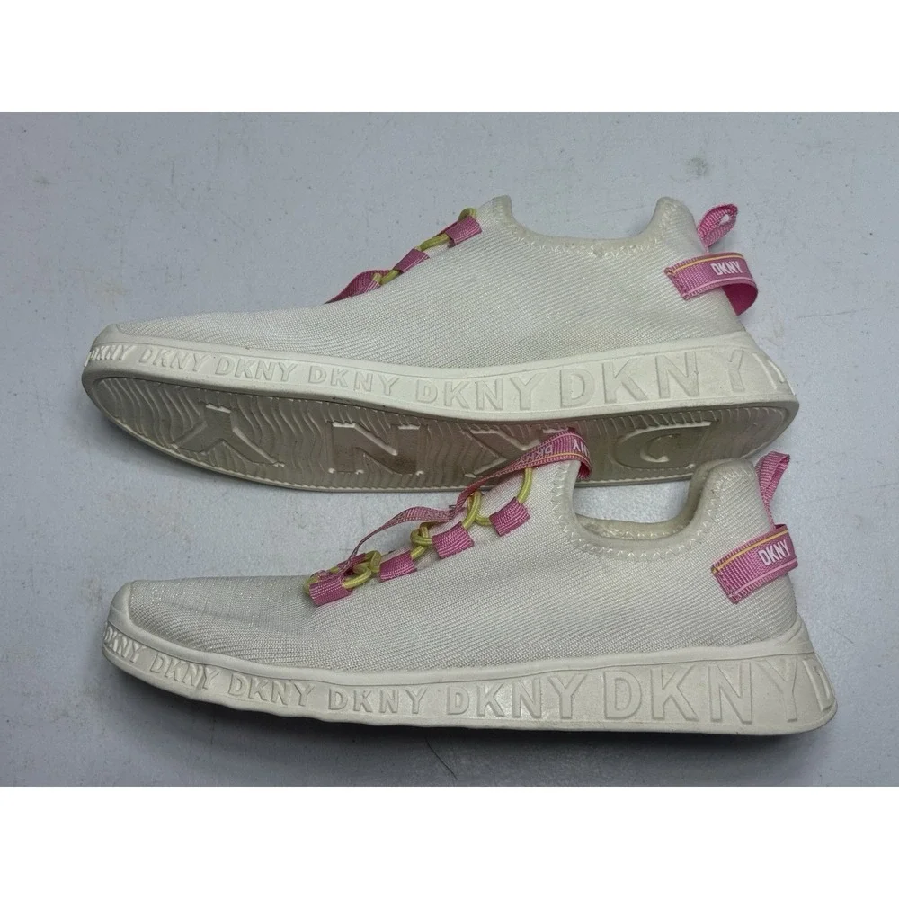 DKNY Sparkle‎ Pink Slip On Sneakers Toddler Girls Size 5 Y2K